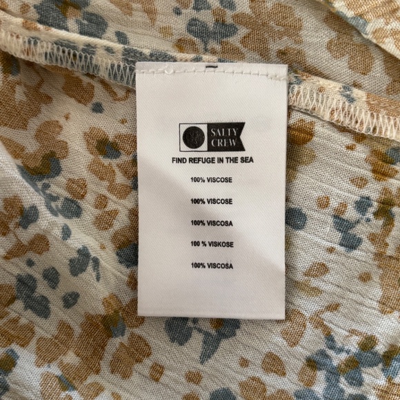 Salty Crew Hidden Ditsy Longsleeve Dress - Picture 6 of 6